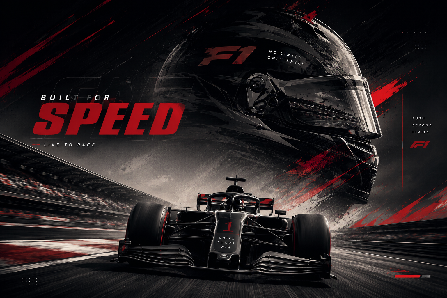 F1 — built for speed, live to race