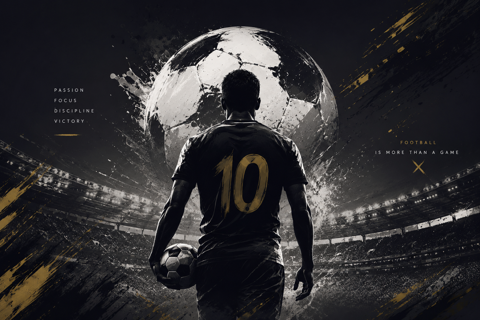 Football is more than a game — passion, focus, discipline, victory